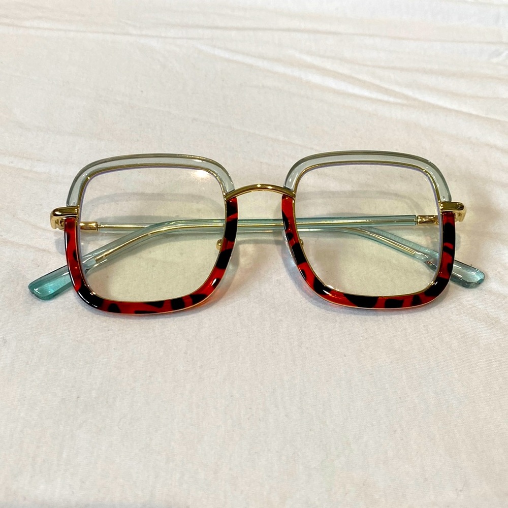 Trendy clear glasses